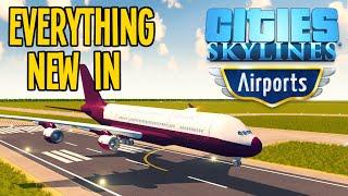 See Everything New in Airports DLC for Cities Skylines!