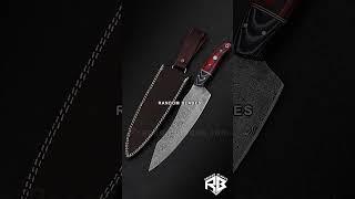 Damascus Steel Professional Chef Knife #YouTubeShorts #Trending #KitchenKnife #ViralVideo #USA