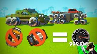 KI ÉPÍT GYORSABB MOTOR, THRUSTER NÉLKÜLI AUTÓT?!  - Scrap Mechanic