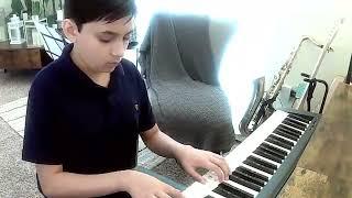 Aiden Performs "Piano Sonata in C Major" & "Smoke on the Water" | StrumClub Summer Student Concerts