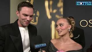 Lily-Rose Depp & Nicholas Hoult GUSH Over Working Together on ‘Nosferatu’ (Exclusive)