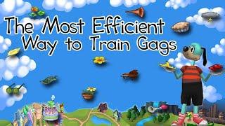 Most Efficient Way to Train All Gags!! Toontown Rewritten Tips and Tricks