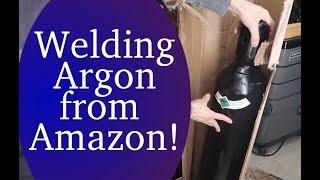 I bought welding Argon from Amazon!!