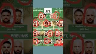 UFCSaudiArabia PICKS!! #ufcsaudiarabia #ufc #mma #mixedmartialartist #robertwhittaker