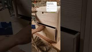 Bedside cabinet with hidden drawer #furniture #woodworking #bedsidetable #ngocsyh