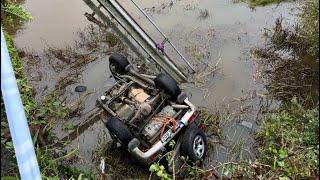 Fallece un varón tras caer su coche al río en Ozanes, en el concejo de Parres