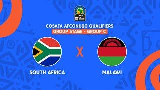 South Africa vs. Malawi- COSAFA #AFCONU20 Qualifiers- Group C