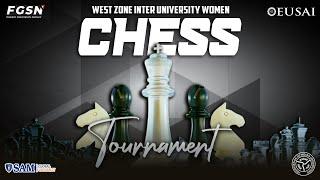 DBAMU V/S GTU || WEST ZONE INTER UNIVERSITY CHESS TOURNAMENT (WOMEN) 2024-25