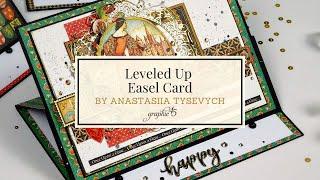 How To Make A Stunning Easel Card With Graphic 45 Enchanted Forest Collection – DIY Tutorial