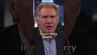 Harrison Ford STORMS OUT On Jimmy Kimmel! #starwars #harrisonford #hansolo #shorts #chewbacca