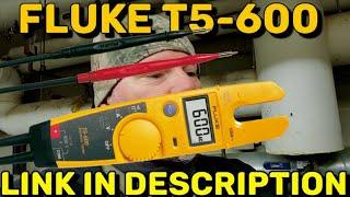 How to check amp draw easy with a Fluke T5-600 multimeter