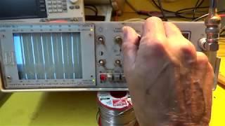 Repairing  and testing a TV signal analyzer