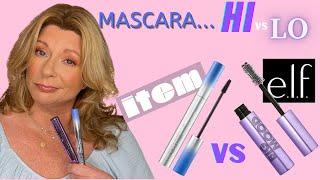 Mascara Hi vs. Lo / Item Beauty Lash Snack vs. Elf Big Mood