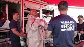 Philadelphia Fire Department/ Task Force 46 conduct chemical spill training at Dense Urban Terrain