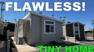 FLAWLESS Tiny Home/ADU With Everything You Need! Tiny Home/ADU Manufactured Home Tour!