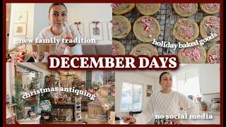 COZY DECEMBER DAYS | no social media, meaningful holiday traditions, antiquing & my catholic journey