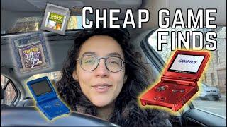 Live video game hunting for Gameboys at the thrift!