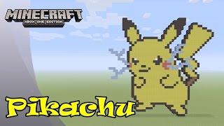 Minecraft: Pixel Art Tutorial and Showcase: Pikachu (Pokemon)