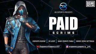 DX PAID SCRIMS IS LIVE | BGMI LIVE CUSTOM ROOM | BGMI SCRIMS | 12 SEPTEMBER