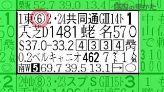 新聞　競馬ブックの見方　成績欄　１行目