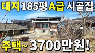 횡재하는 시골집 등장! 대지185평+A급 시골집=집값~3,700만원! 땅값은 몽땅 0천만원! 역대급 폭락