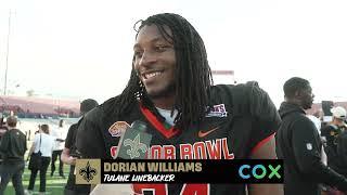 Tulane LB Dorian Williams Interview | Senior Bowl 2023