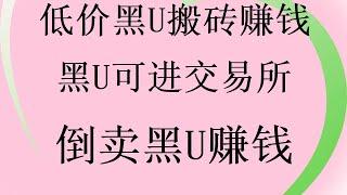 日赚2000元|usdt网络赚钱|USDT自动交易USDT搬砖，躺赚项目，黑usdt承兑，低价U搬砖赚钱教程，