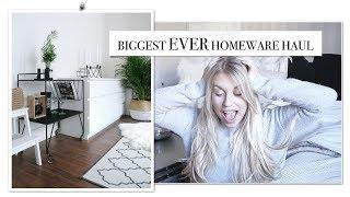 BIGGEST EVER HOMEWARE HAUL | IKEA HOMESENSE TKMAXX & MORE | Freya Farrington