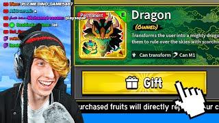 LIVE! DRAGON FRUIT GIVEAWAY!! (BLOX FRUITS DRAGON UPDATE)