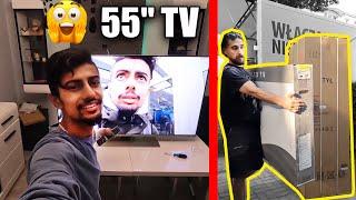 It's Very Big TV  ! Finally TV and Fridge Ni Aayo | Gorkhey Vlog 452 | Prawesh Upreti