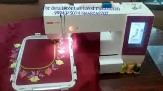 Usha janome 450e embroidery machine Madurai call 9994345074