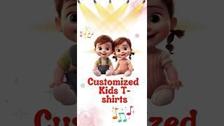 Customized Kids T-shirts #babytshirts  #customizedtshirts #babyclothes #digitalstoryteller