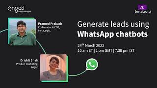 [Webinar] Lead Generation using WhatsApp chatbot | Engati