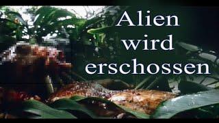 Alien greift einen Hund an und wird erschossen!