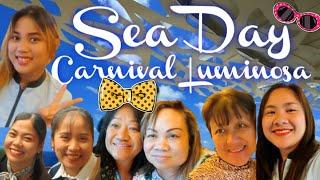 Sea Day & Crossing International Date Line / Carnival Luminosa @VilmasTravels