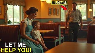 Billionaire Dad Sees Waitress Let Disabled Son Curl Up Beside Her — Then Changes Her Life