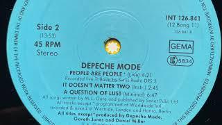 Depeche Mode - A Question Of Lust Minimal - MUTE RECORDS