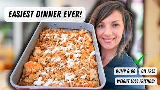 Dump-and-Go Dinner Plant Based Recipe That’s Healthy, Oil-Free, and Weight-Loss Friendly!