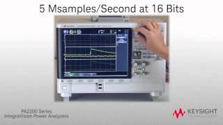 PA2201A IntegraVision Power Analyzer provides dynamic views of current, voltage and power