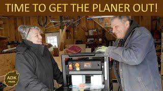 Time to get the VEVOR Planer Out | Building Off-Grid in the Adirondacks