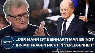 REGIERUNGSBEFRAGUNG: "Nur eine Frage mit Nachrichtenwert" Olaf Scholz nicht zu brechen!