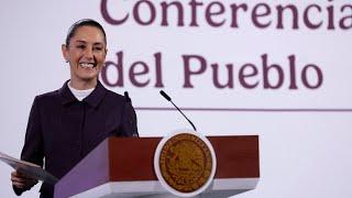 AIFA mantiene crecimiento de rutas, pasajeros y servicio de carga. Conferencia presidenta Sheinbaum