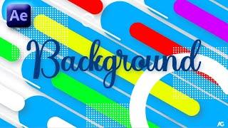 After Effects Tutorial - Motion Graphics Background Animation - No Plugins.