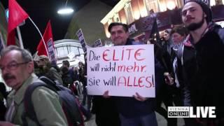 Die Opernball-Demo 2017: "Eat the rich"