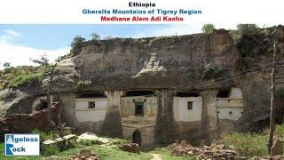 Rock Cave Cut Church of Medhane Alem Adi Kasho