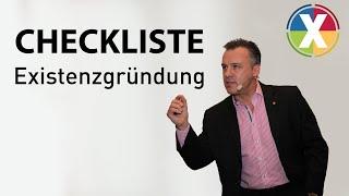 Checkliste Existenzgründung