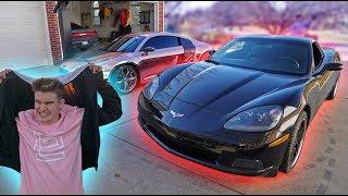 MY BEST FRIEND FINALLY GOT HIS DREAM CAR!! *R8 VS CORVETTE*