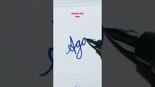Agam, Name Handwriting with Fountain Pen, By Digital Fonts Handwriting 2.0!!