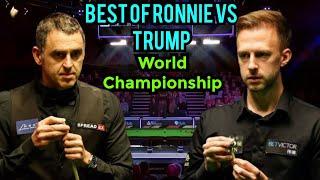 Ronnie O'Sullivan Vs Judd Trump World Snooker Championship 2022 - Frame 5 & 6 & 7 & 8