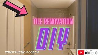 Washroom Tile Renovation DIY Construction Coach